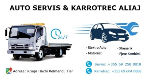 AUTO SERVICE / SPARE PARTS & TOWING SERVICE ALIAJ • FIER