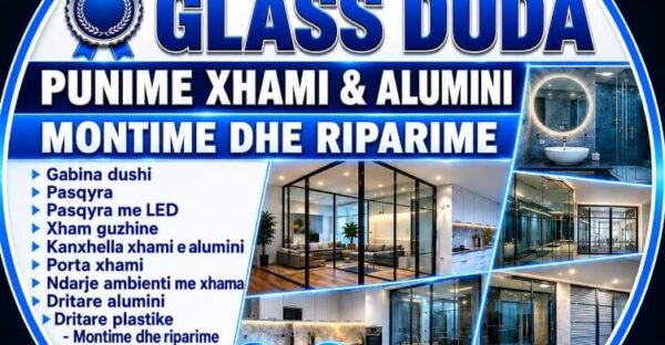 Glass Home Duda | Punime Xhami, Duralumini & PVC